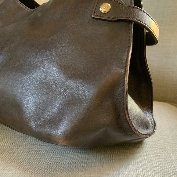 KATE SPADE Structured Brown Leather Handbag - Picture 10 of 15